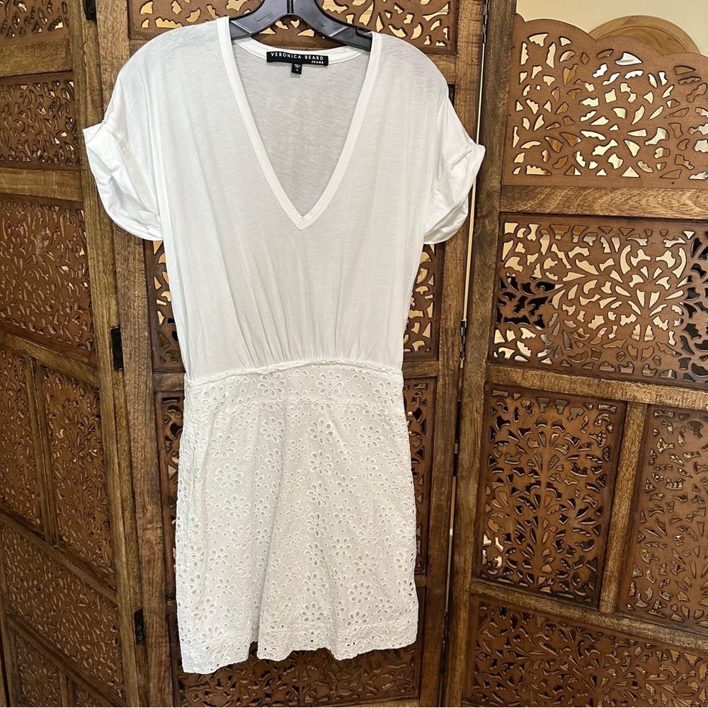 Veronica Beard Jiya Combo Dress - Picture 2 of 4